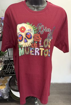 Playera Dia De Los Muertos