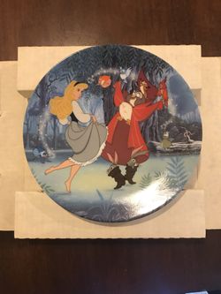 Disney Treasured Moments Plate