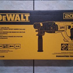 Dewalt 20v XR Brushless 1" SDS PLUS rotary hammer