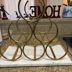 Wine Rack (Holds 6 Bottles) – Stylish & Space Saving
