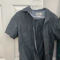 Grayers Blue Short Sleeve Men's Shirt