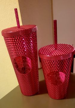 Bnwt Starbucks Venti And Grande Sangria Tumbler/ Cup Set