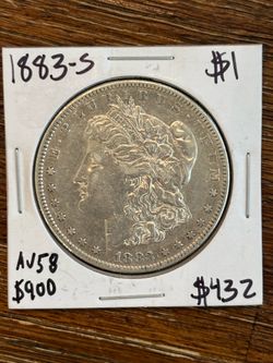 1883-S Morgan Silver Dollar Better Date San Francisco Mint XF AU