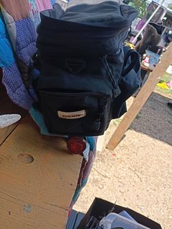 TOPEAK MTX  BICYCLE REAR RACK W/Bag TA2096A - Black/Silver