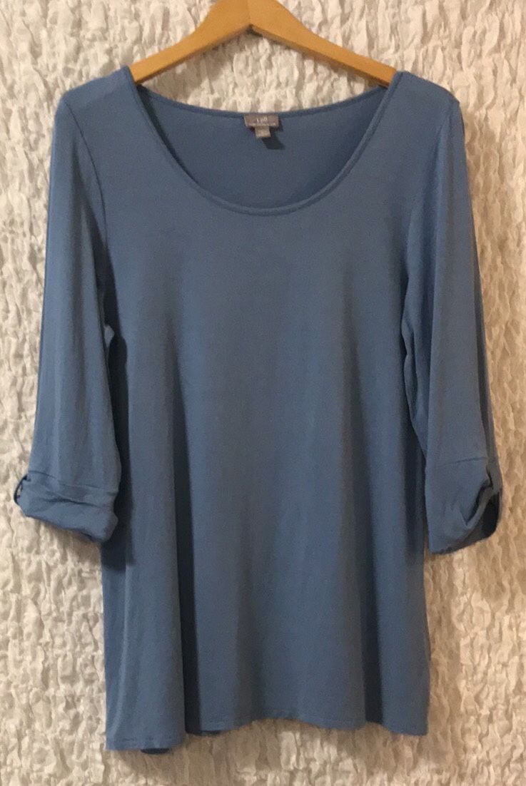 J. Jill Wearever Collection Tunic, 3/4 Length Sleeves, Size: Medium