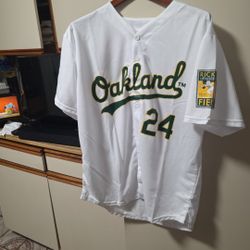 Oakland Athletics Rickey Henderson Field Home Jersey 24 ricky henderson fiield