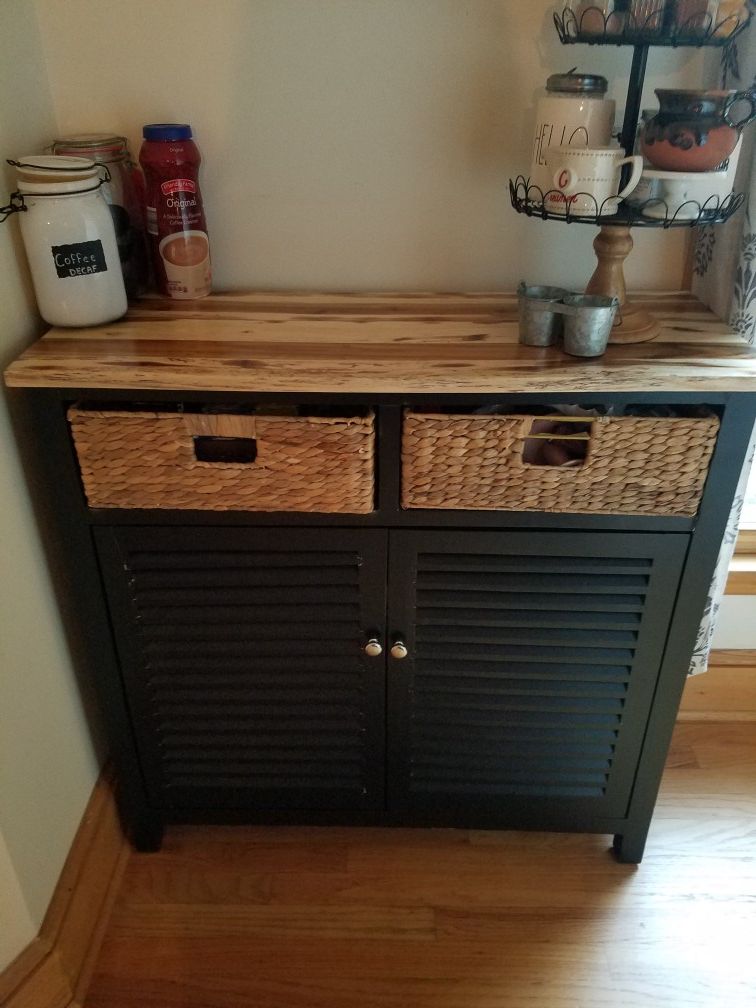 Console table with storage