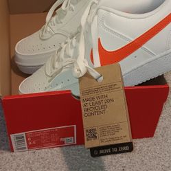 Nike Court Next Nature Sail Orange/White Size 8