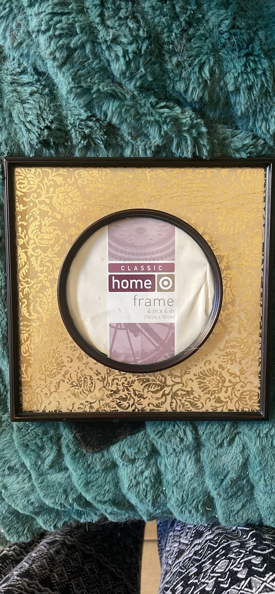Gold Foil Picture Frame for 4” Picture