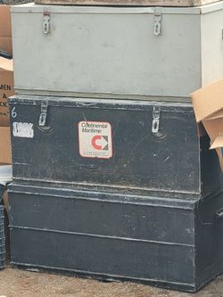 3 Metal Storage Containers