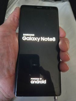 locked at&t - Samsung Galaxy Note 8, model SMN950U, damaged,works just fine