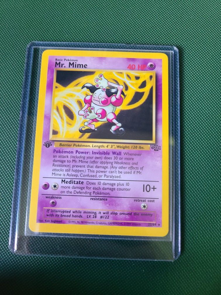Mr. Mime #22 1st Edition
