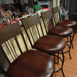 5 Bar Stools Chairs Barstools 31"
