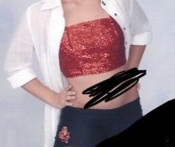 Reduce - Red Sequined Halter Top