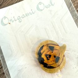  RARE Origami Owl Swarovski Crystal Jack o Lantern Pumpkin Halloween Htf Charm NEW
