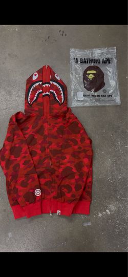 Red Camouflage A Bathing Ape Zip Up
