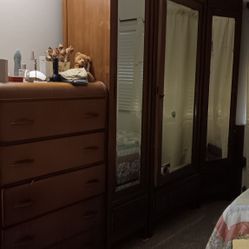 Antique Armoire 3 Piece