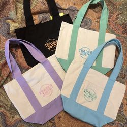 4 Discontinued TJs Canvas Mini Totes