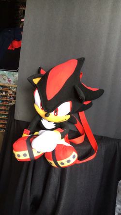 Shadow the hedgehog plush backpack