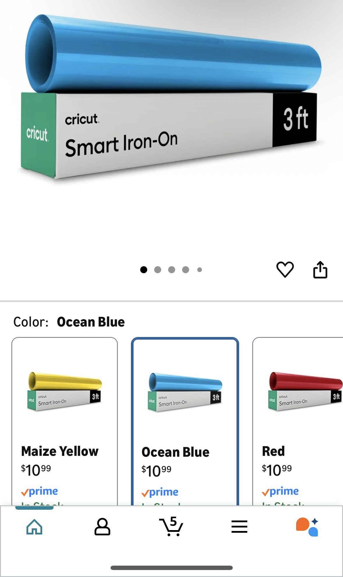 Cricut Smart Iron-On Vinyl