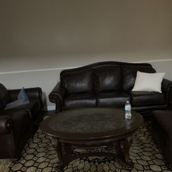 Couch 3 Seats And Couch 2 Seats And Ottoman Table Not Include 