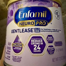 Enfamil Gentlease Neuropro 7oz - Trade For 12oz Can
