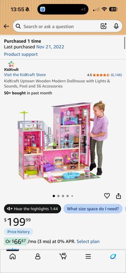 Kidcraft dollhouse
