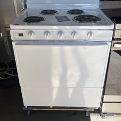 Premier Electric Stove 4 Coils In Color White New 
