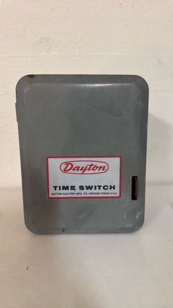 Dayton mechanical time switch