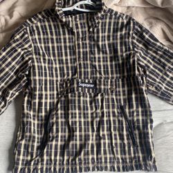 Supreme F/W 2018 Nylon plaid pullover