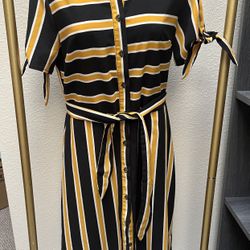 Who What Wear Women’s Striped Dress, Size Small