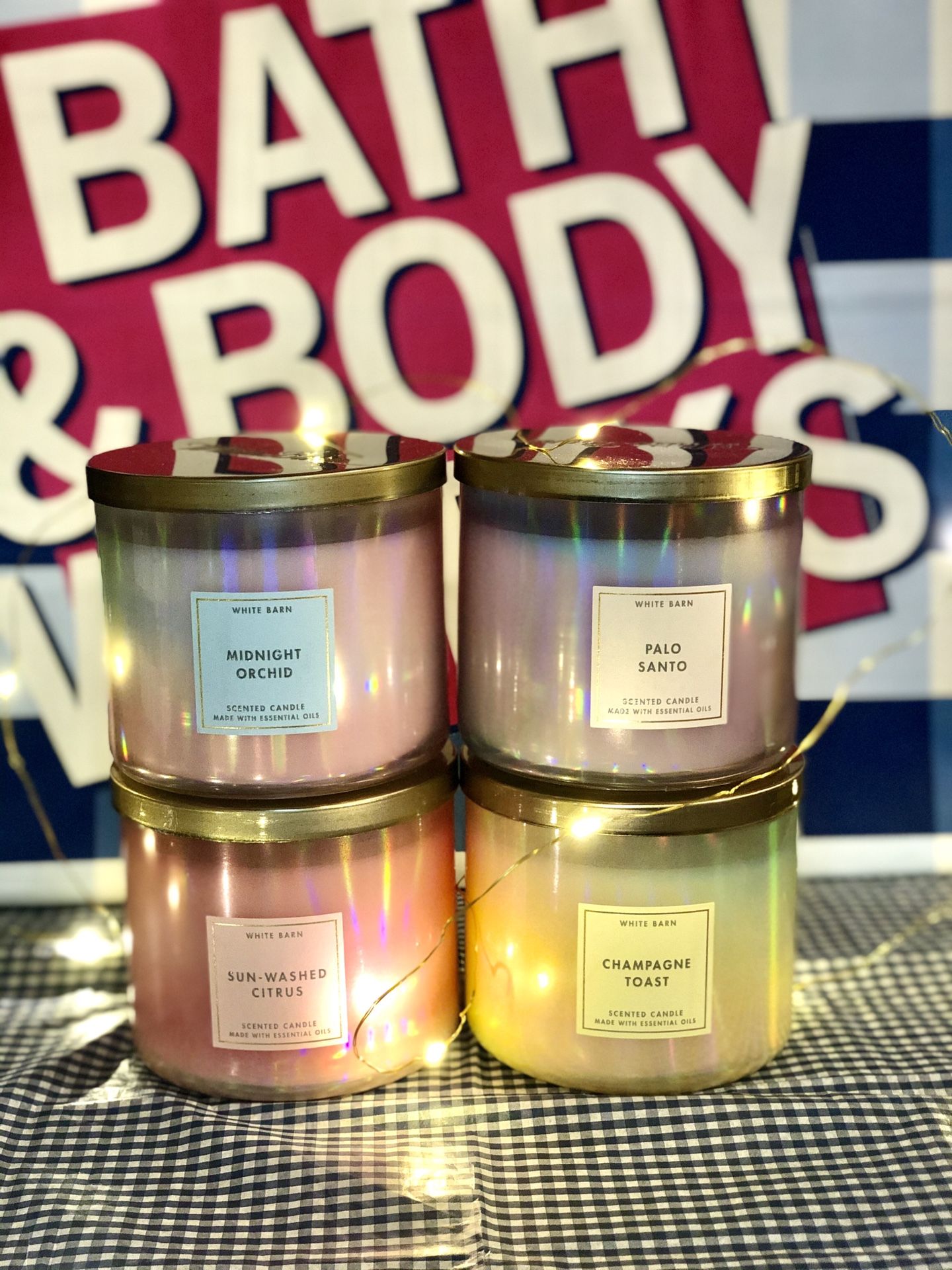 Bath and Body works candles