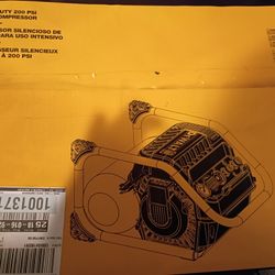 DeWalt Heavy Duty 200 Psi Compressor 