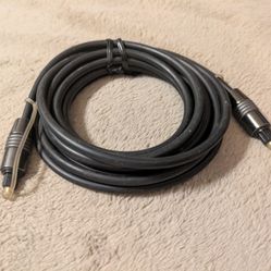 15ft Toslink M/M Fiber Optic Audio Cable