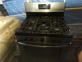 Freestanding Gas Range 5-Burner Stove with Oven