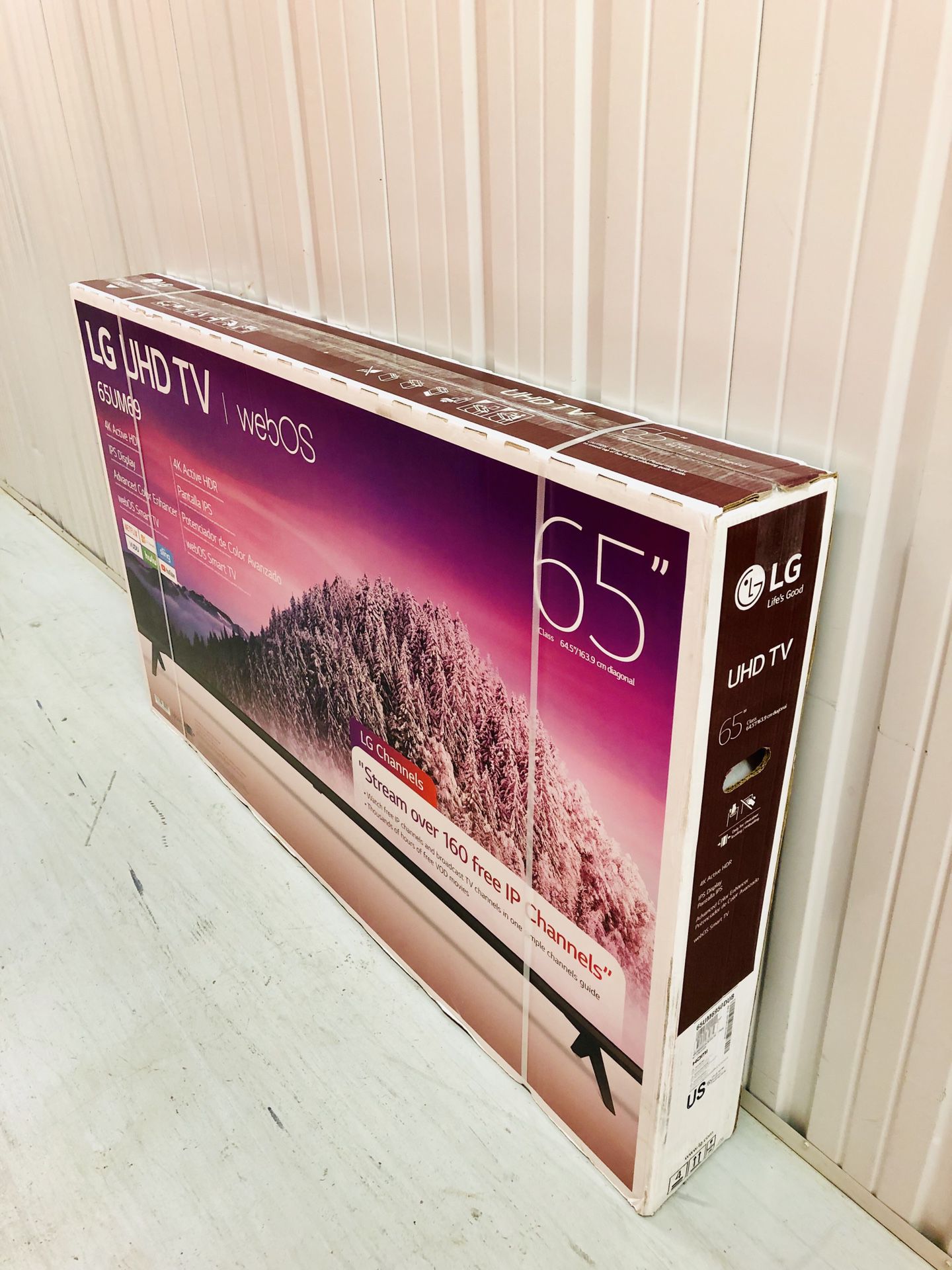 LG 65" Class 4K (2160P) Ultra HD Smart LED HDR TV LG 65UM6950DUB Model 2019 Brand New In Box