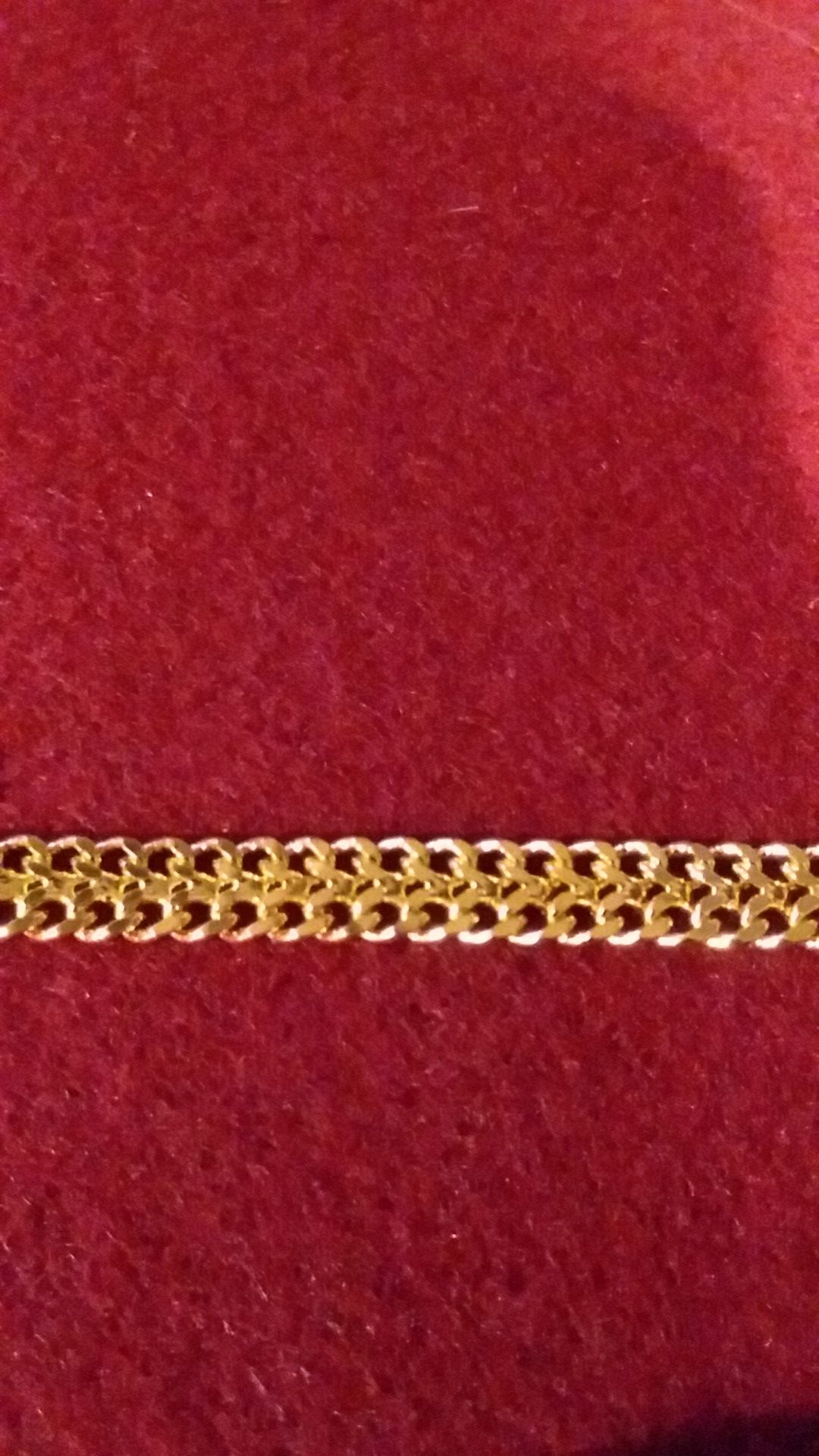 9 IN. GOLD FILLED BRACELET