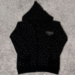 Rhinestone Ghost Hoodie 