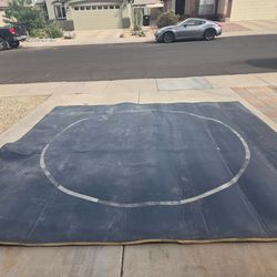 Wrestling Mat Blue