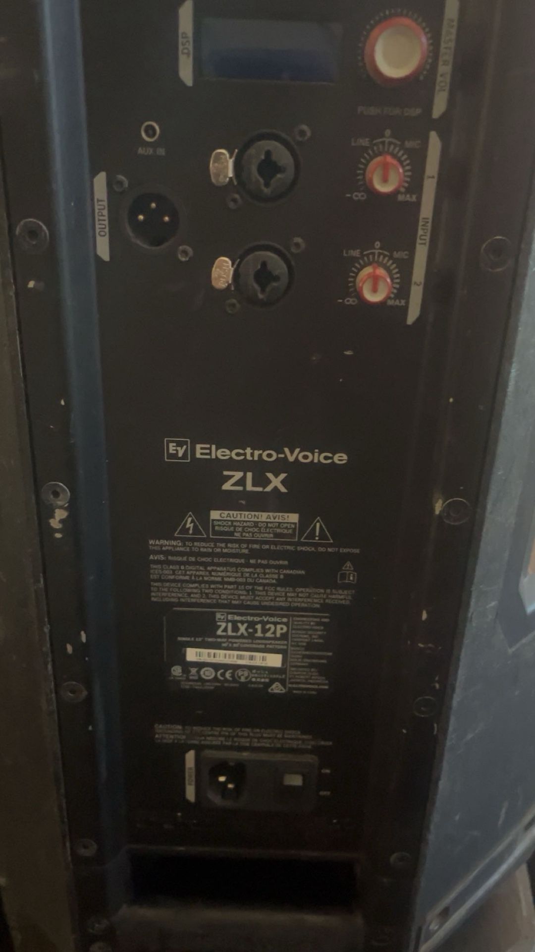 EV ZLX 12 Powered speakers