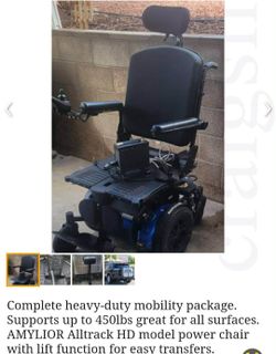 Durable medical equipment power chair, lift, auto bed