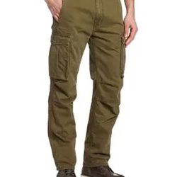 Levi’s Men’s Ace Cargo Relaxed Fit Twill Pant, Ivy Green, 34 X 30