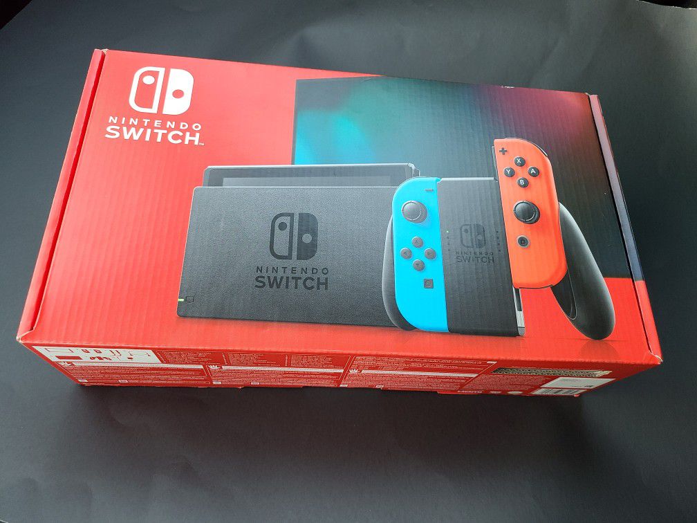 Nintendo Switch V2 32GB Gray Console with grey Joy-cons Brand new This is the Updated Version 2