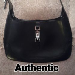 Authentic Gucci Leather Jackie Bag  