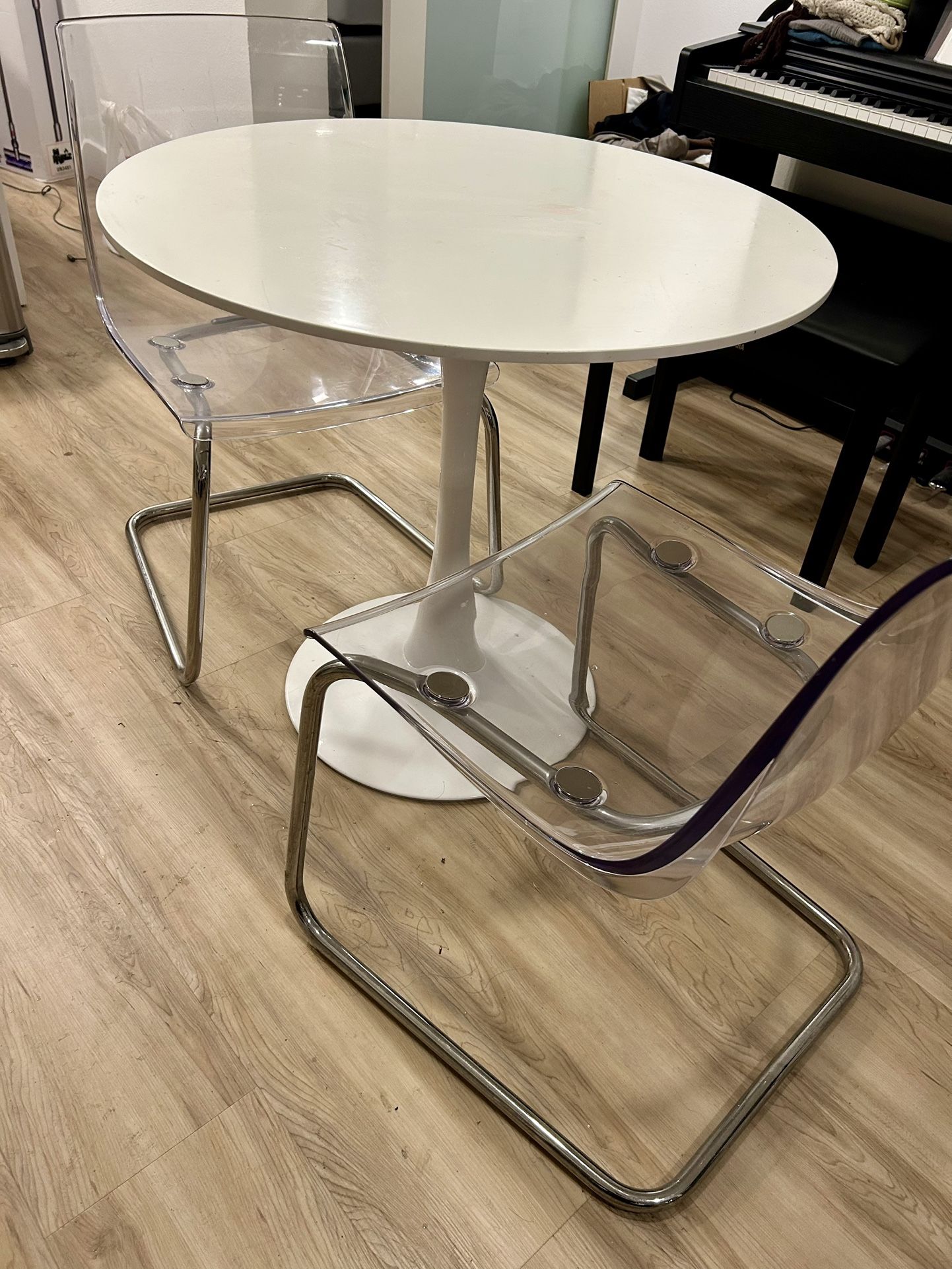 Dining Table And Two Chairs
