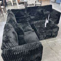 Black Sectional 