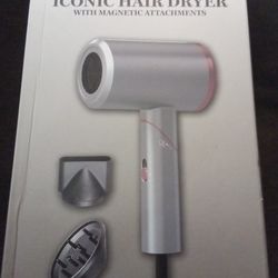 Modern Elegence Hair Dryer With Magnet Attachments 