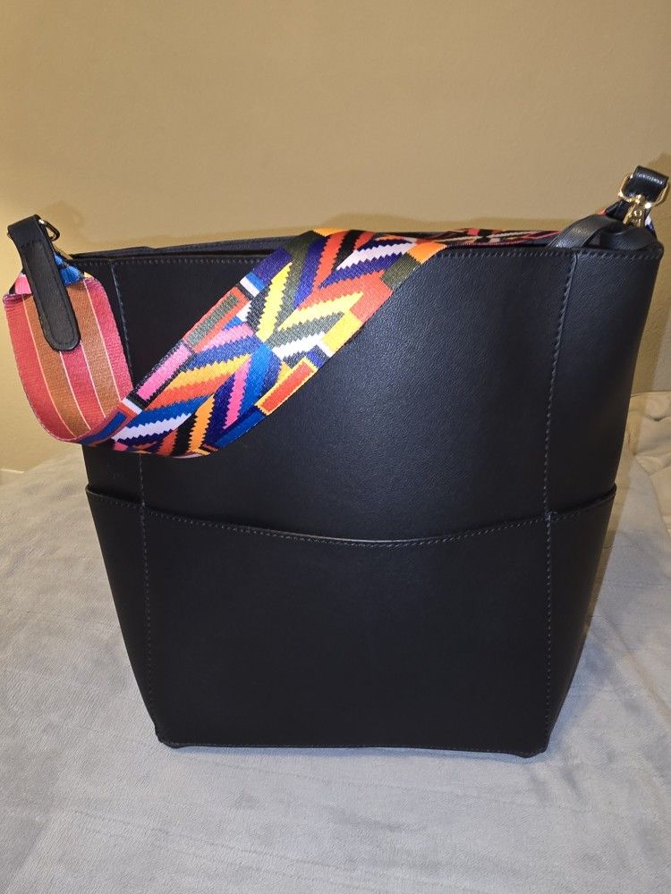 Sleek Black Handbag