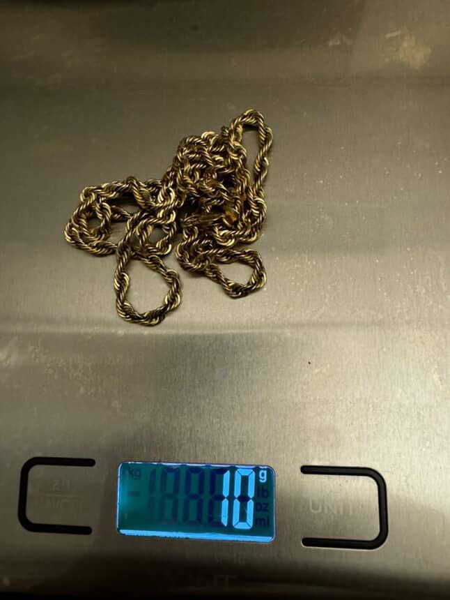 10k rope chain