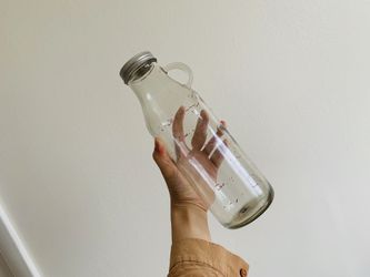 milk glass bottle